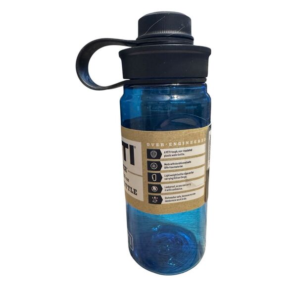 Yeti Yonder 20 Oz Water Bottle with Tether Chug Cap- Big Wave Blue NWT - Picture 2 of 4